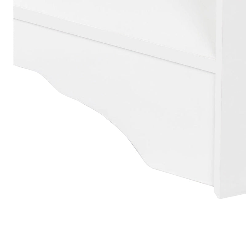 Corner Hall Tree with Shoe Bench - Multifunctional Entryway Coat Rack Featuring 4 Hooks and Adjustable Shelf