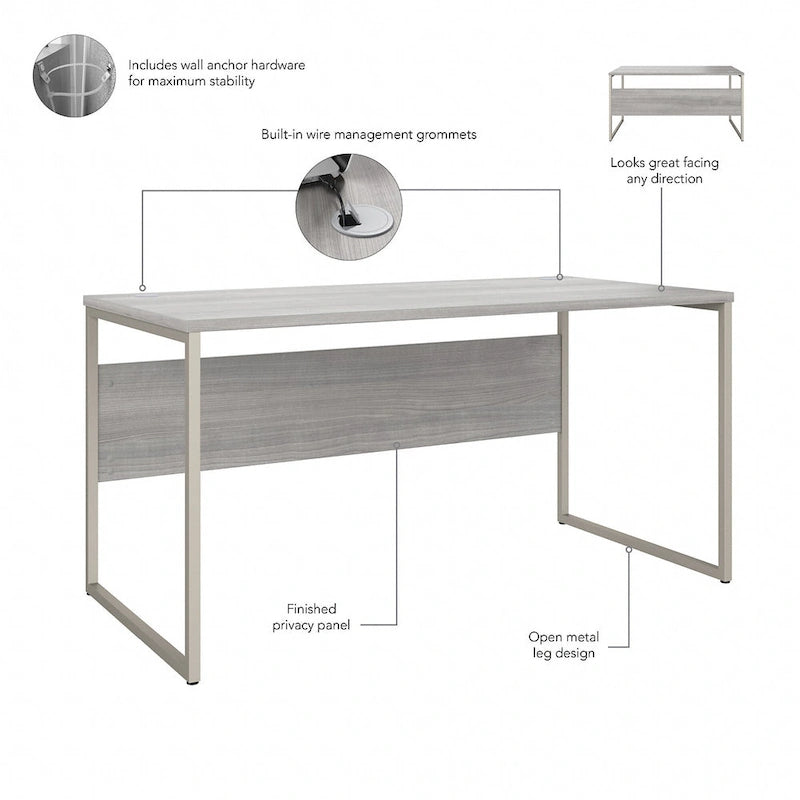 Hybrid 60W x 30D Computer Table Desk