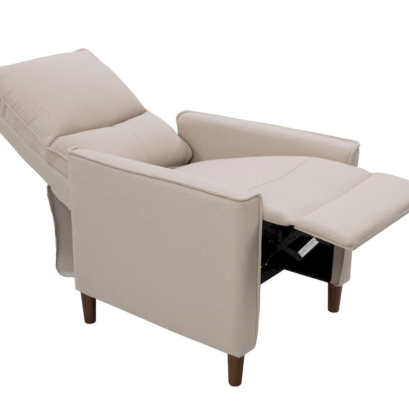 High-Leg Manual Recliner with Footrest