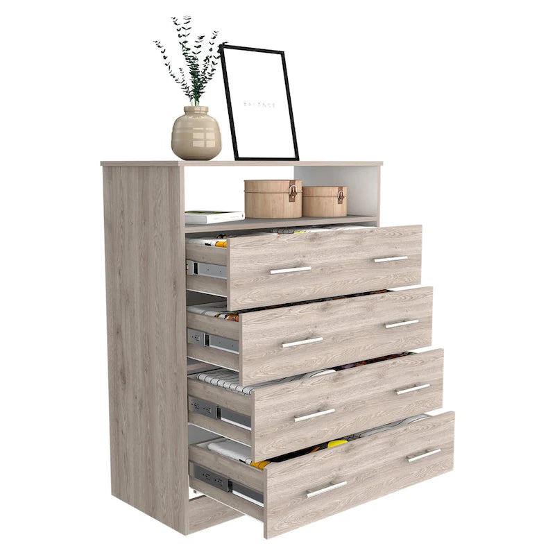 L four drawer dresser