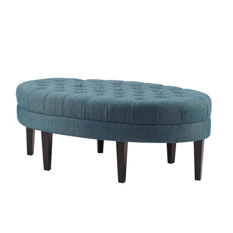 Blue Surfboard Tufted Ottoman