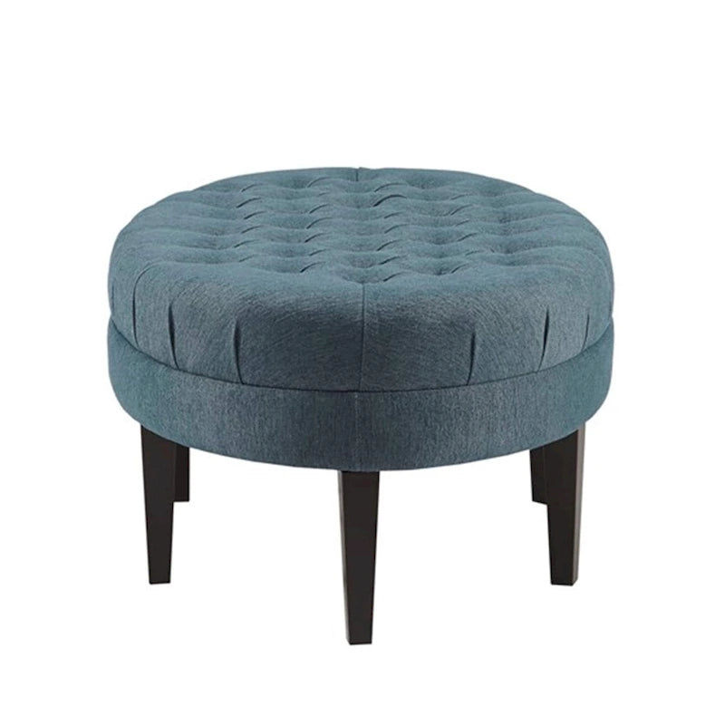 Blue Surfboard Tufted Ottoman