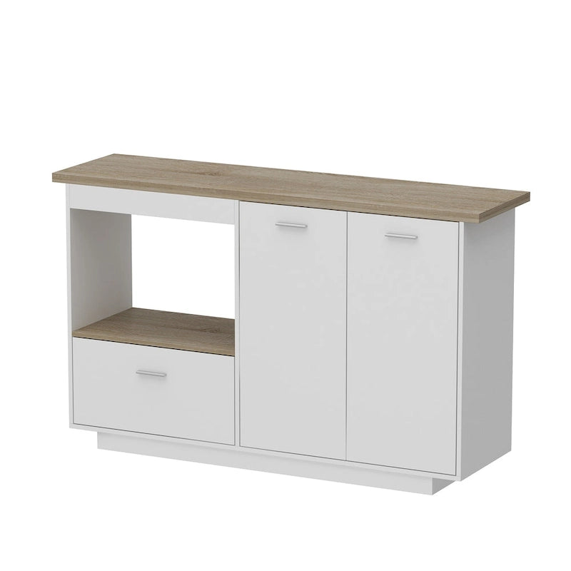 Kitchen Island Side Storage Cabinet Extendable Table Bar Cabinet