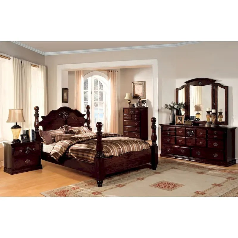 Traditional Pine Four Poster Bed