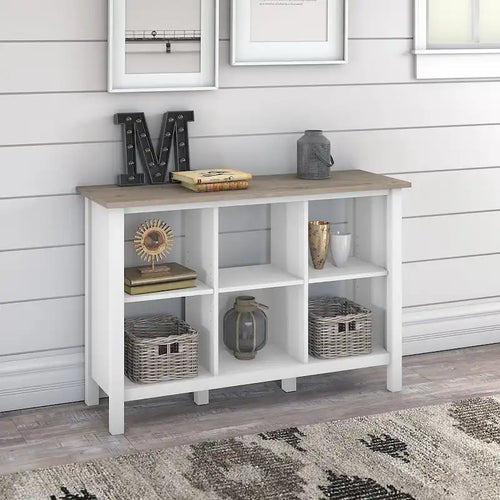 Mayfield 6 Cube Bookcase Organizer and Storage by Bush Furniture