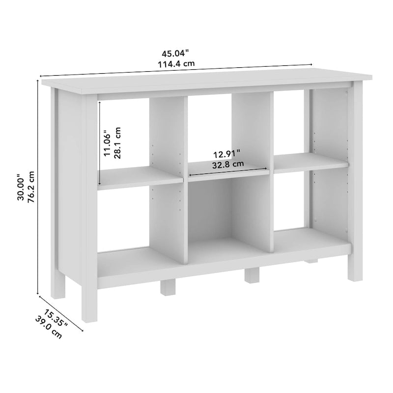 6 Cube Bookcase Organizer and Storage