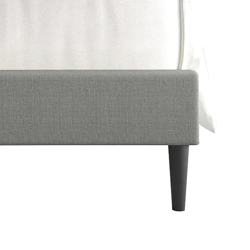 Clean-Lines Stitching Linen Upholstered Bed