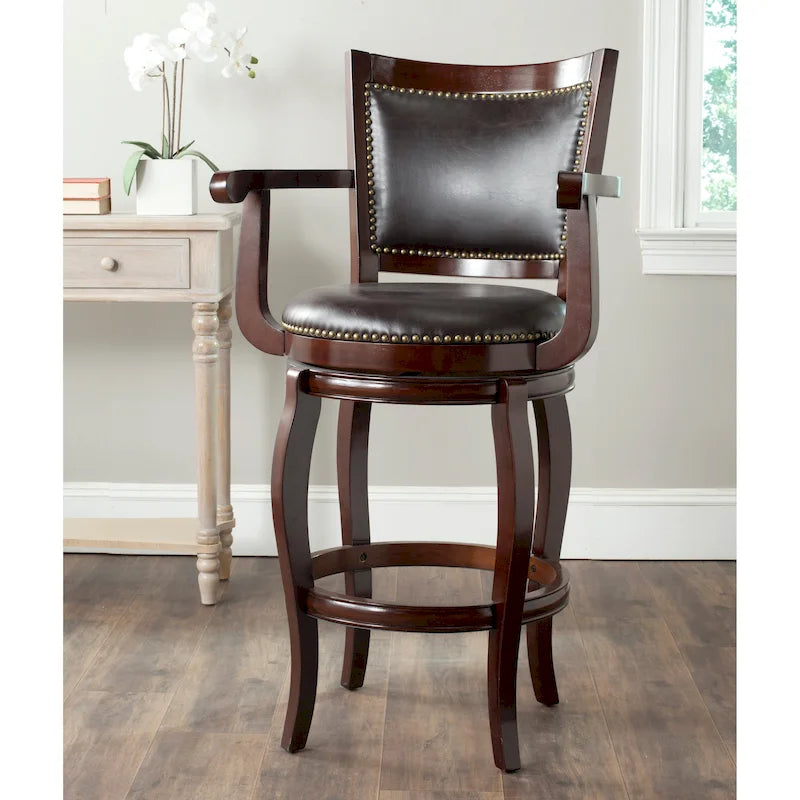 Brown 29-inch Bar Stool - 25Wx24Dx46H
