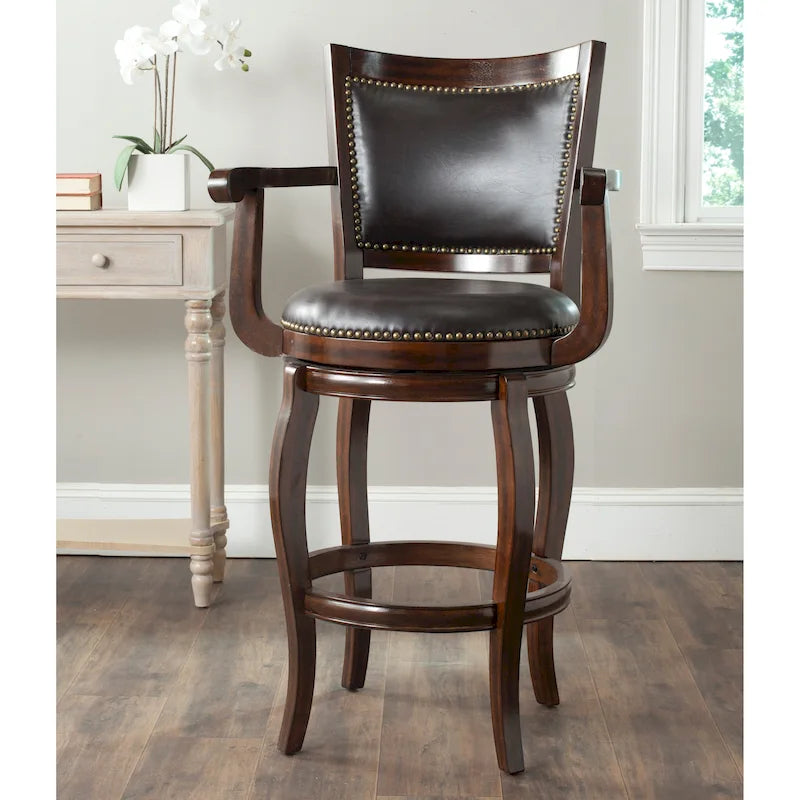 Brown 29-inch Bar Stool - 25Wx24Dx46H