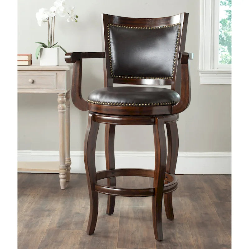 Brown 29-inch Bar Stool - 25Wx24Dx46H