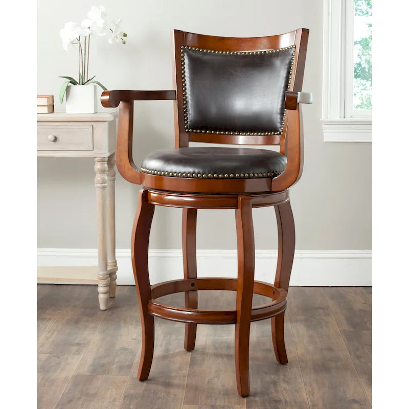 Brown 29-inch Bar Stool - 25Wx24Dx46H