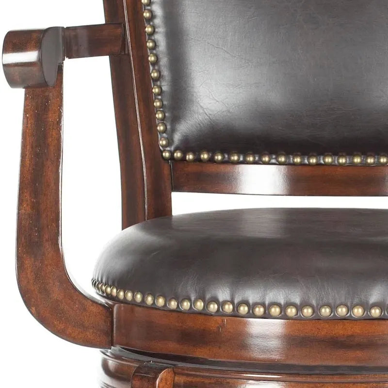 Brown 29-inch Bar Stool - 25Wx24Dx46H