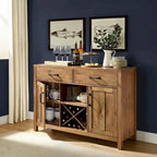 Credenza con finitura naturale - 52 L x 18 P x 36 A