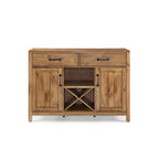 Credenza con finitura naturale - 52 L x 18 P x 36 A