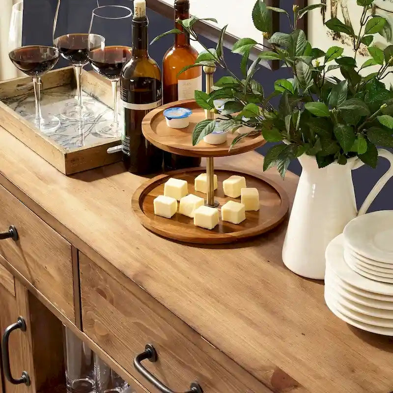 Natural Finish Buffet - 52 W x 18 D x 36 H