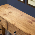 Credenza con finitura naturale - 52 L x 18 P x 36 A