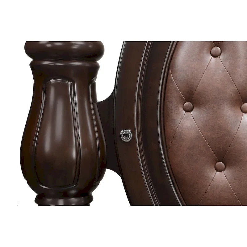 Brown Poster Bed