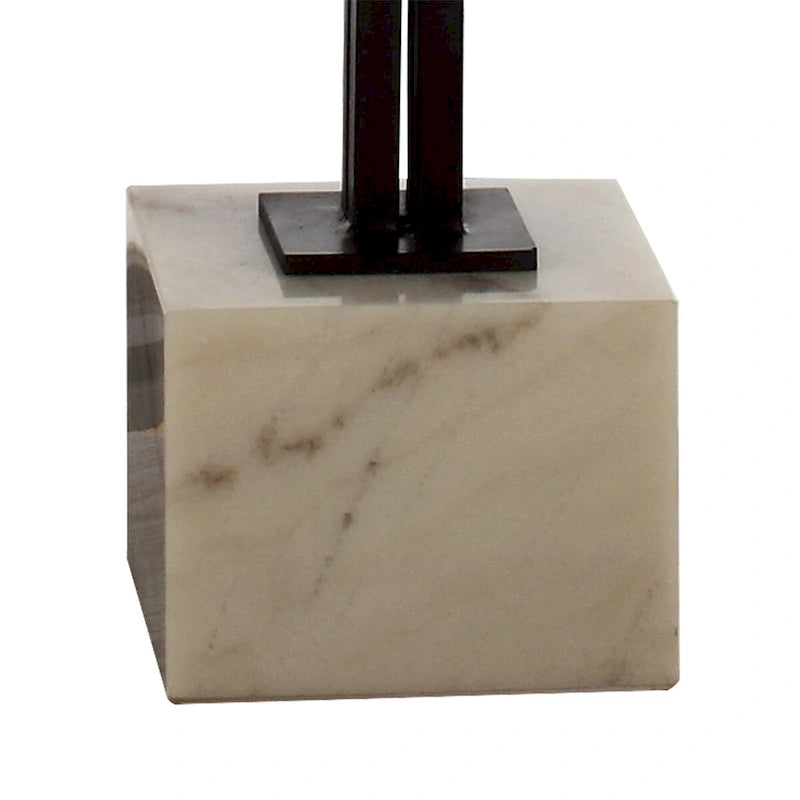 11-in Modern Classic Black Finish Glass Small Side Table End Table