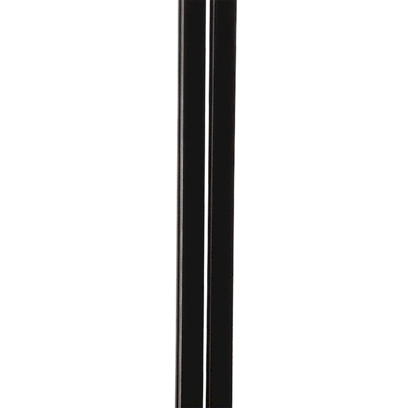 11-in Modern Classic Black Finish Glass Small Side Table End Table