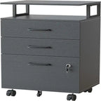 Caisson de classement roulant à 3 tiroirs - 6.3P x 30.12L x 21.65H