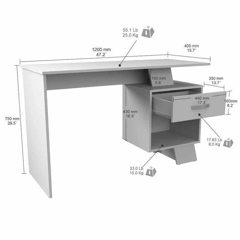 Asymmetrical Writing Desk