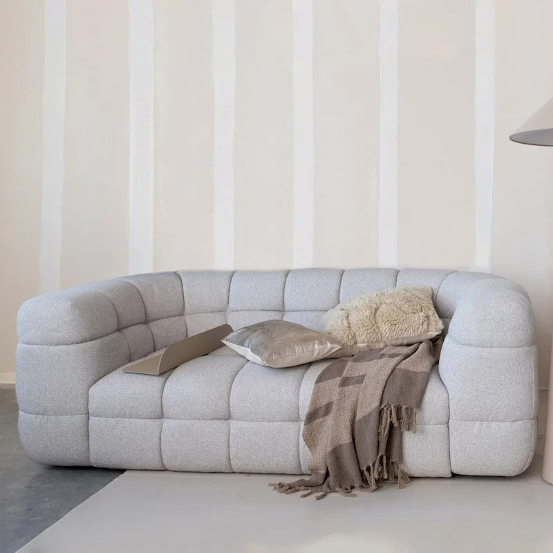 Tufted Curved Sofa