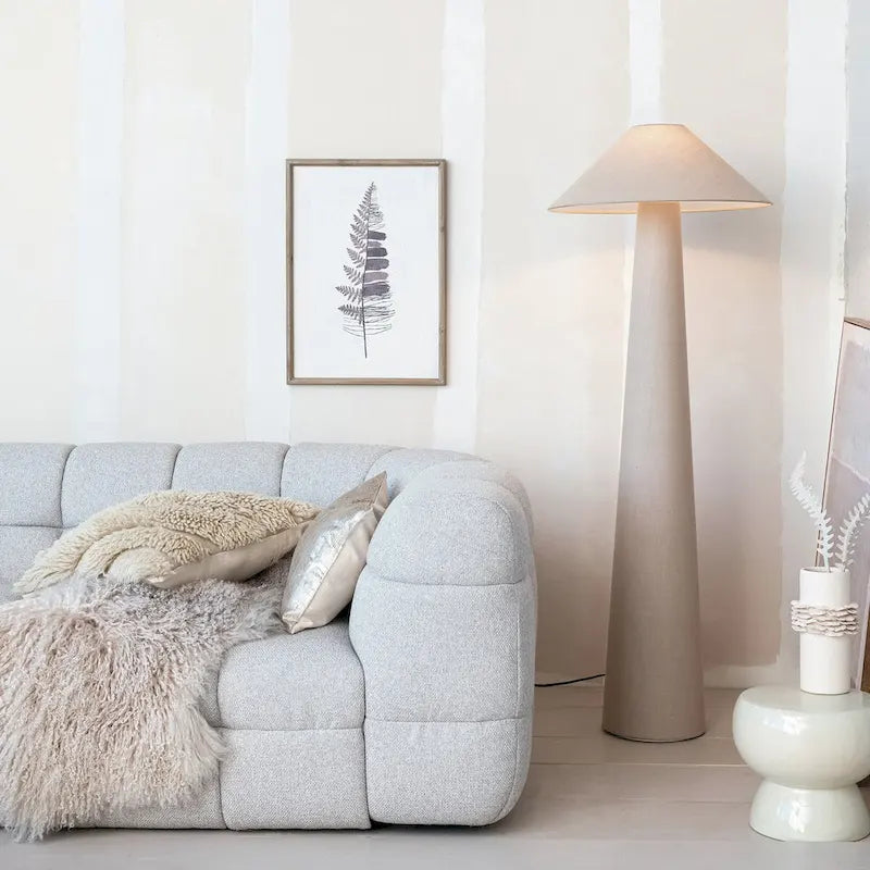 Tufted Curved Sofa
