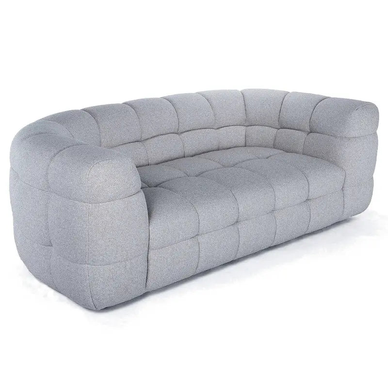 Tufted Curved Sofa